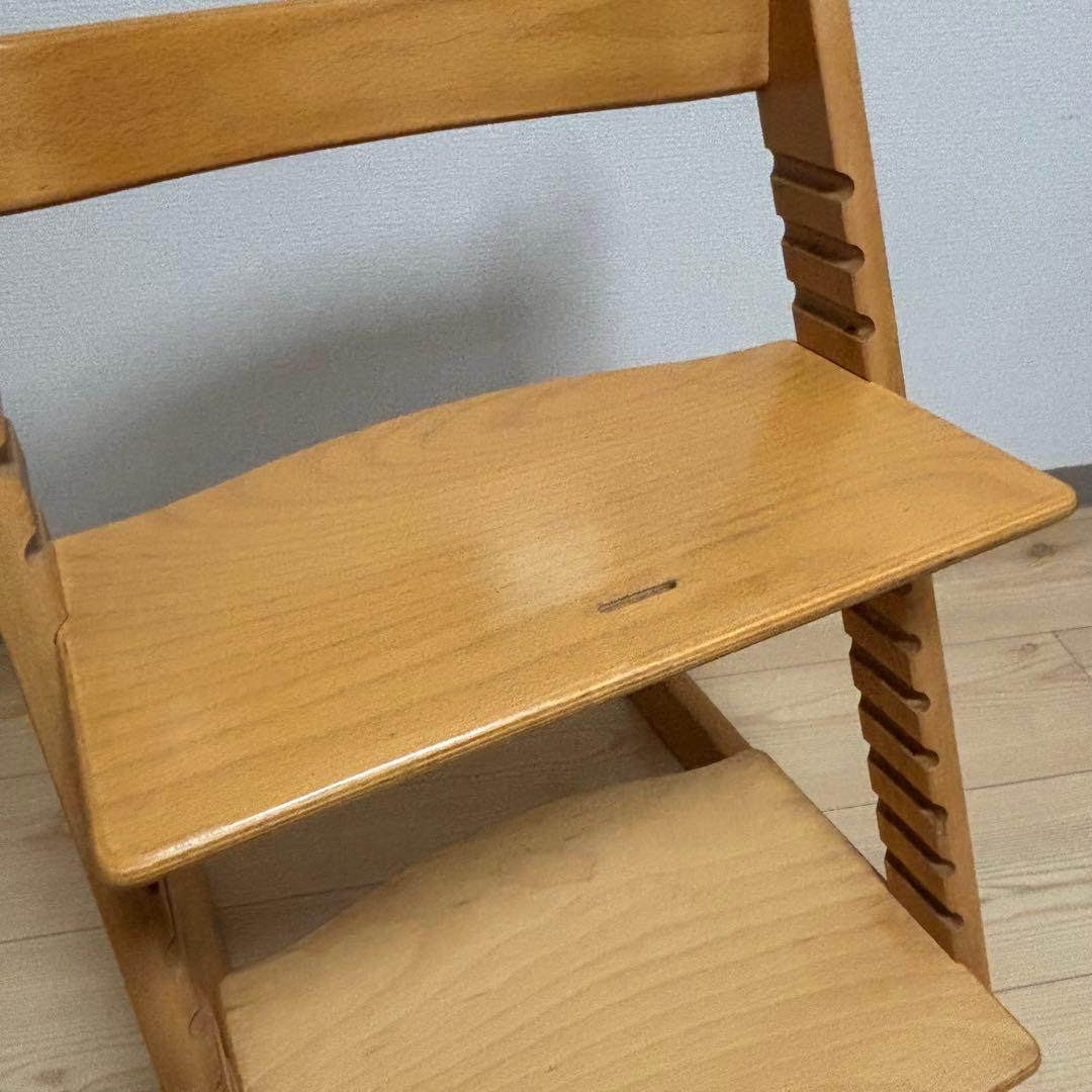 ベビーセット付き！　ストッケ　トリップ トラップ　ベビーチェア　ナチュラル