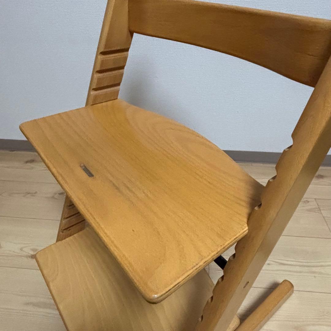 ベビーセット付き！　ストッケ　トリップ トラップ　ベビーチェア　ナチュラル