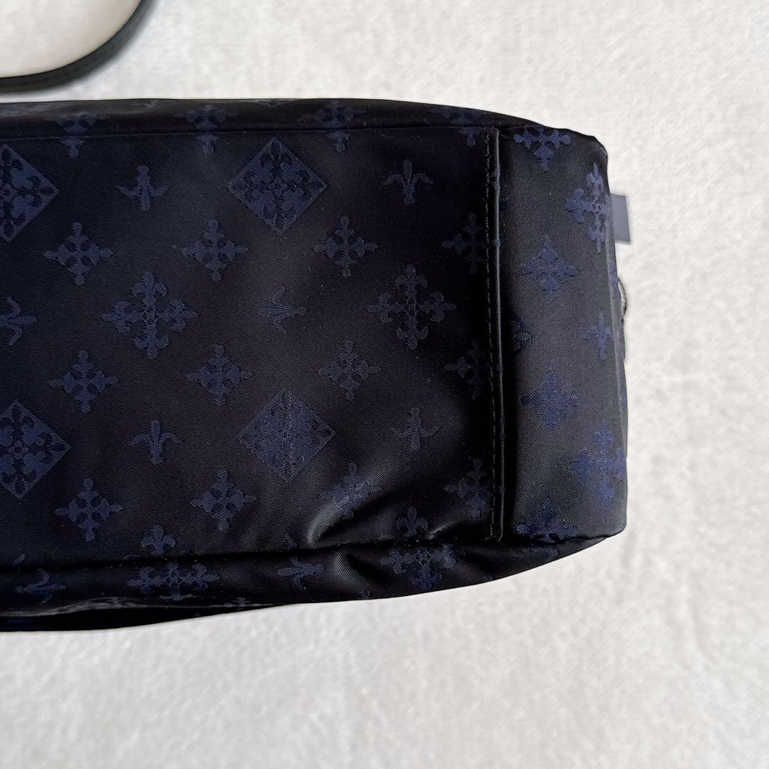 【新品 未使用】russet ラシット ショルダーバッグ モノグラム ネイビー