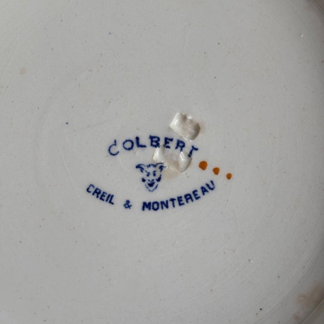 フランスアンティーク クレイユエモントロー COLBERT コンポティエ