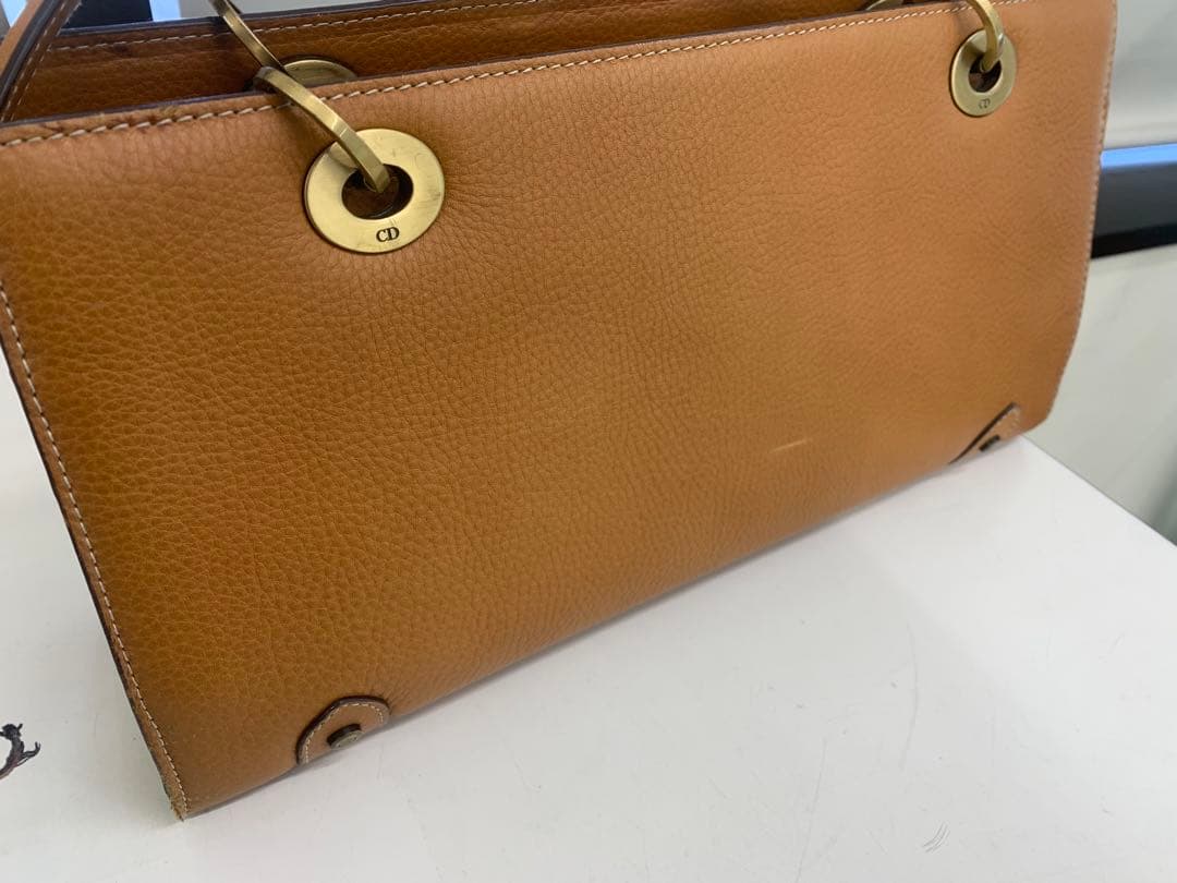 Dior ブラウンレザー ハンドバッグ