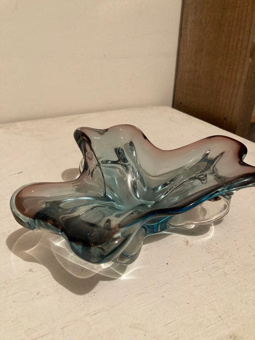 ビンテージ　アッシュトレイ　2セット　ガラス　60年代