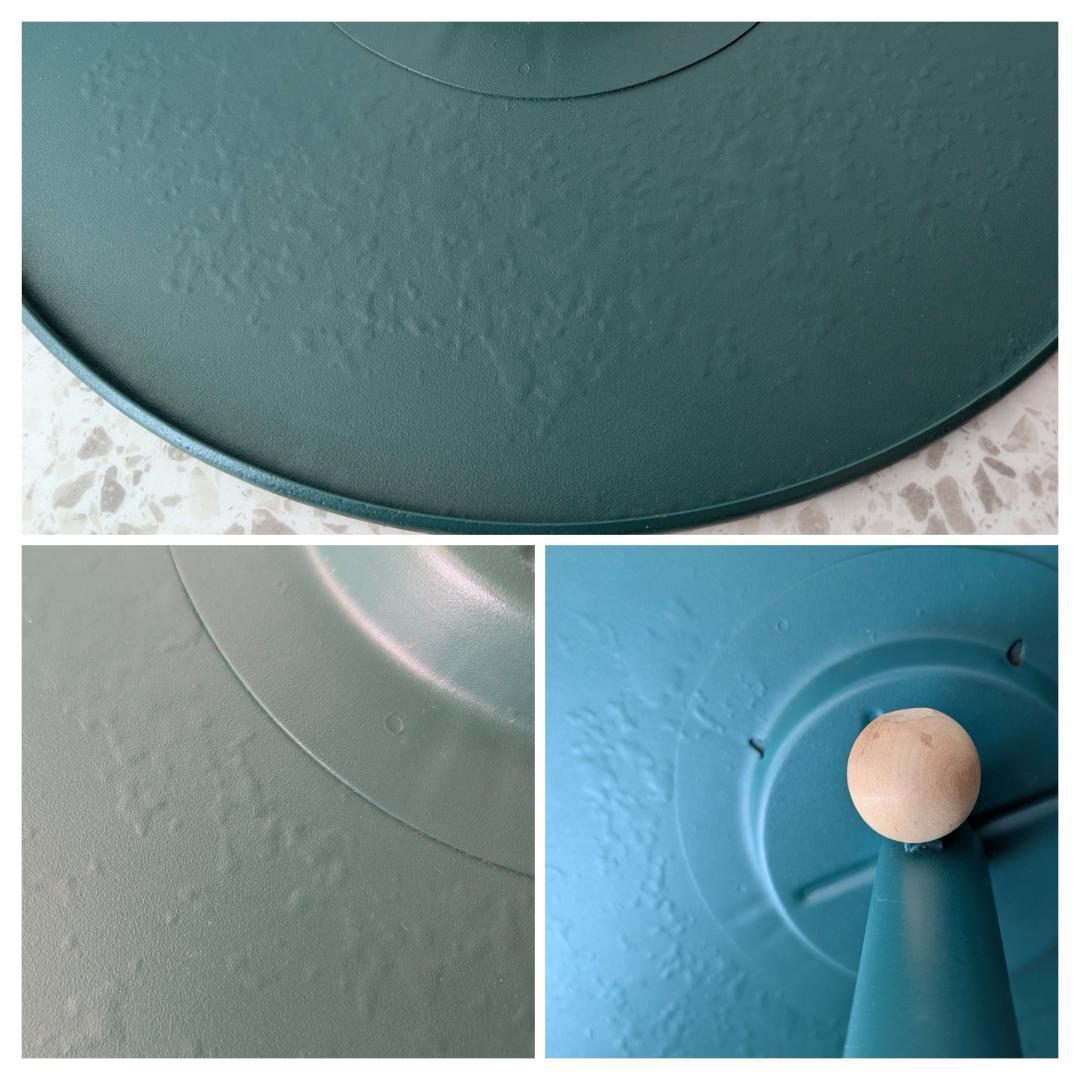 ビンテージ イノベーター メタル サイドテーブル ラウンド 一本脚 高さ調節可