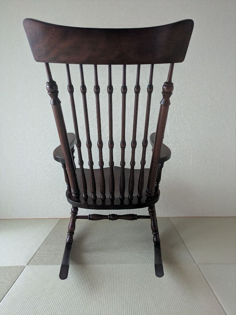 【松本民芸家具】 ロッキングチェア ミズメ桜 揺り椅子 304F型 刻印無」