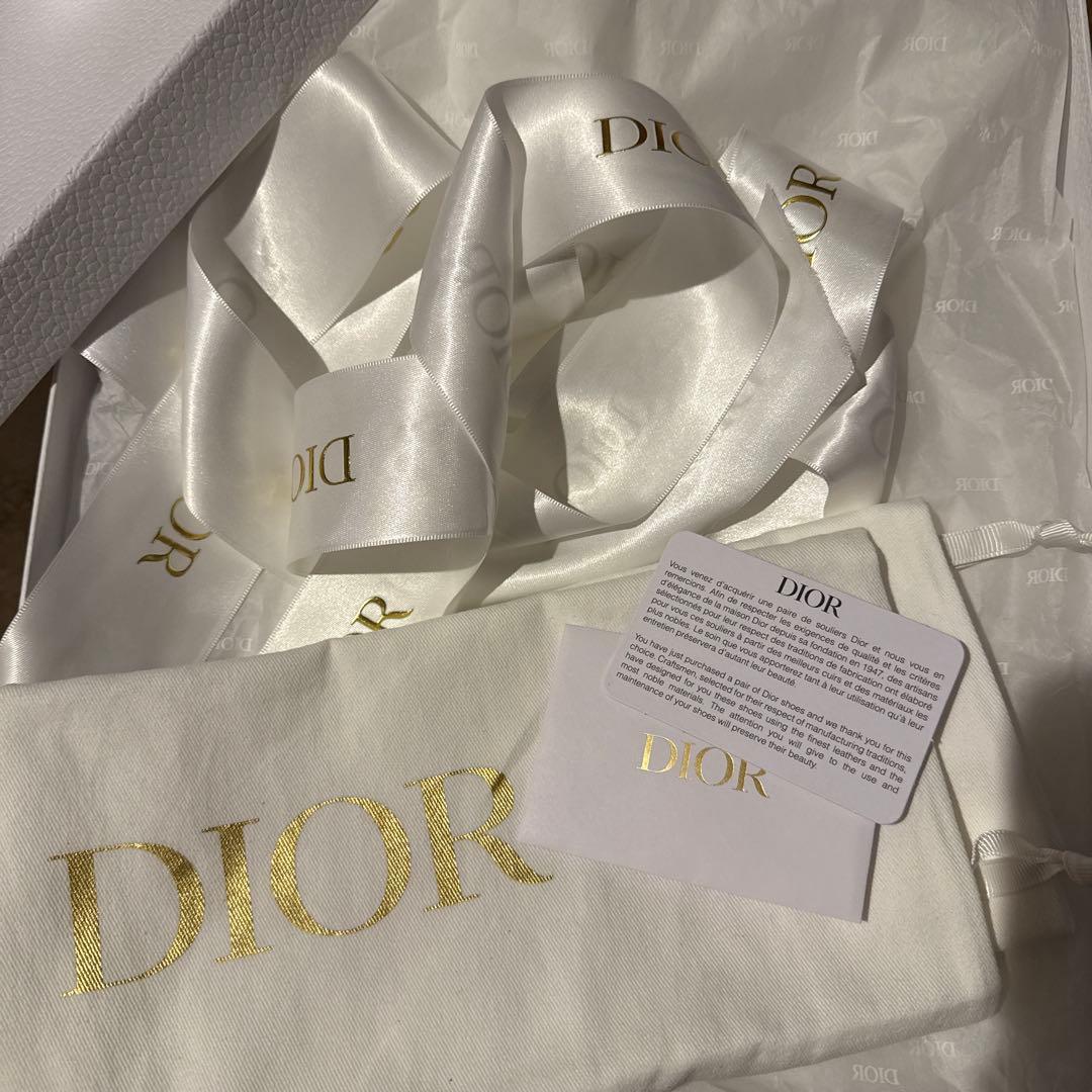 【完売品】DIORクリスチャンディオール　カナージュサイドゴアショートブーツ36