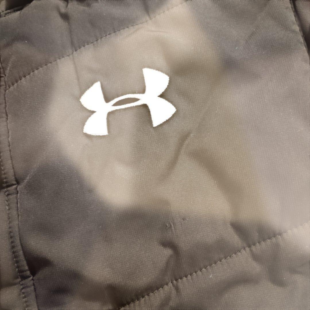 UNDER ARMOUR ダウンYXLベンチコート 黒160アンダーアーマー