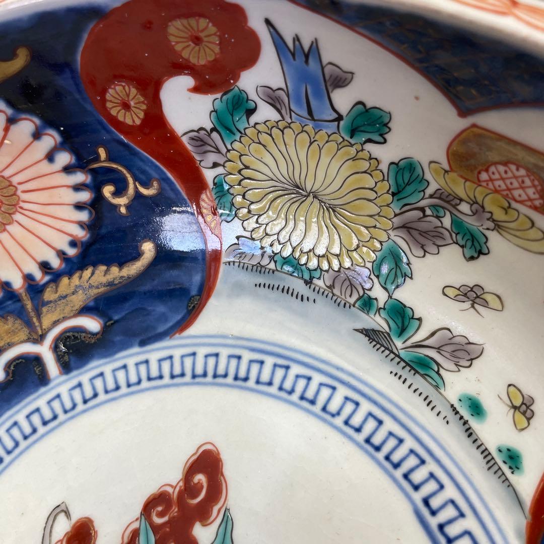 古伊万里　八寸鉢　大皿　深鉢　昭和初期か大正か明治かそれ以前　たいへん古い