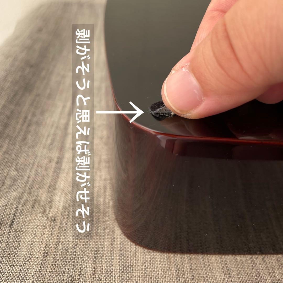 溜塗 木製 漆器 重箱 3段 19.5cm 黒　無地　胴張り