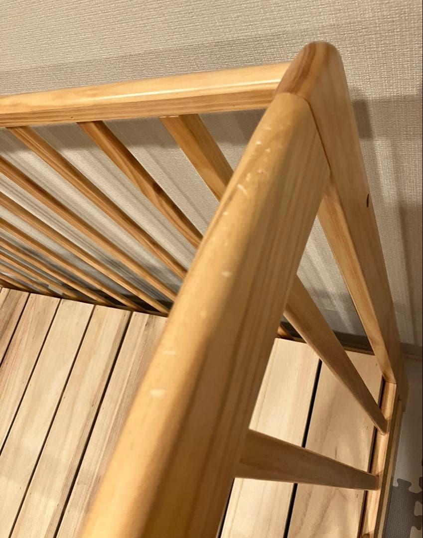 【限定】カトージ ハイポジション ベビーベッド