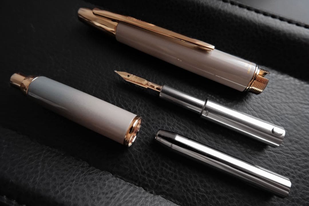 限定 海岸ストーングレー ゴールド キャップレス PILOT 万年筆