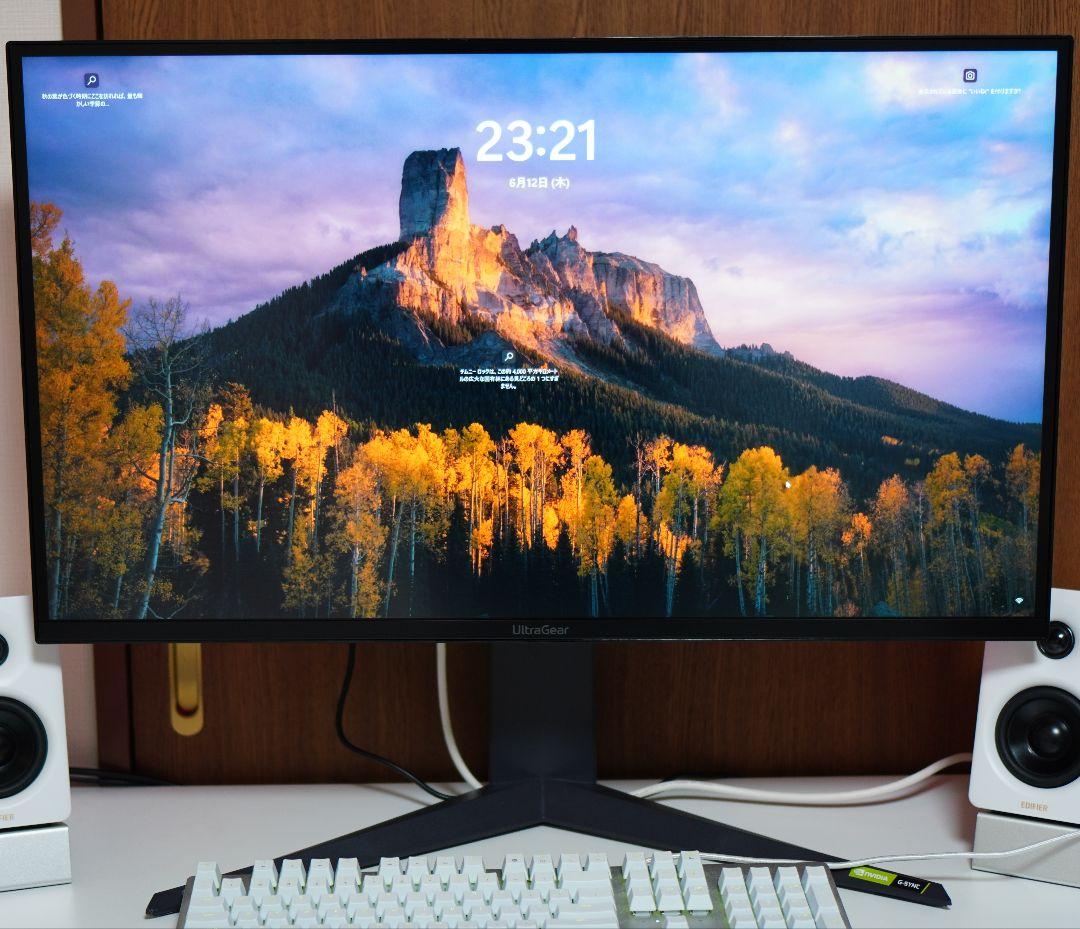 LG ゲーミングモニター UltraGear 31.5インチ/4K/144Hz