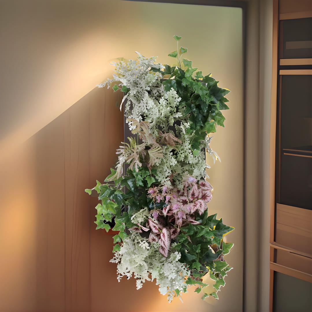 光触媒　人工観葉植物　ウォールグリーン　フェイクグリーン　ロックプランツC