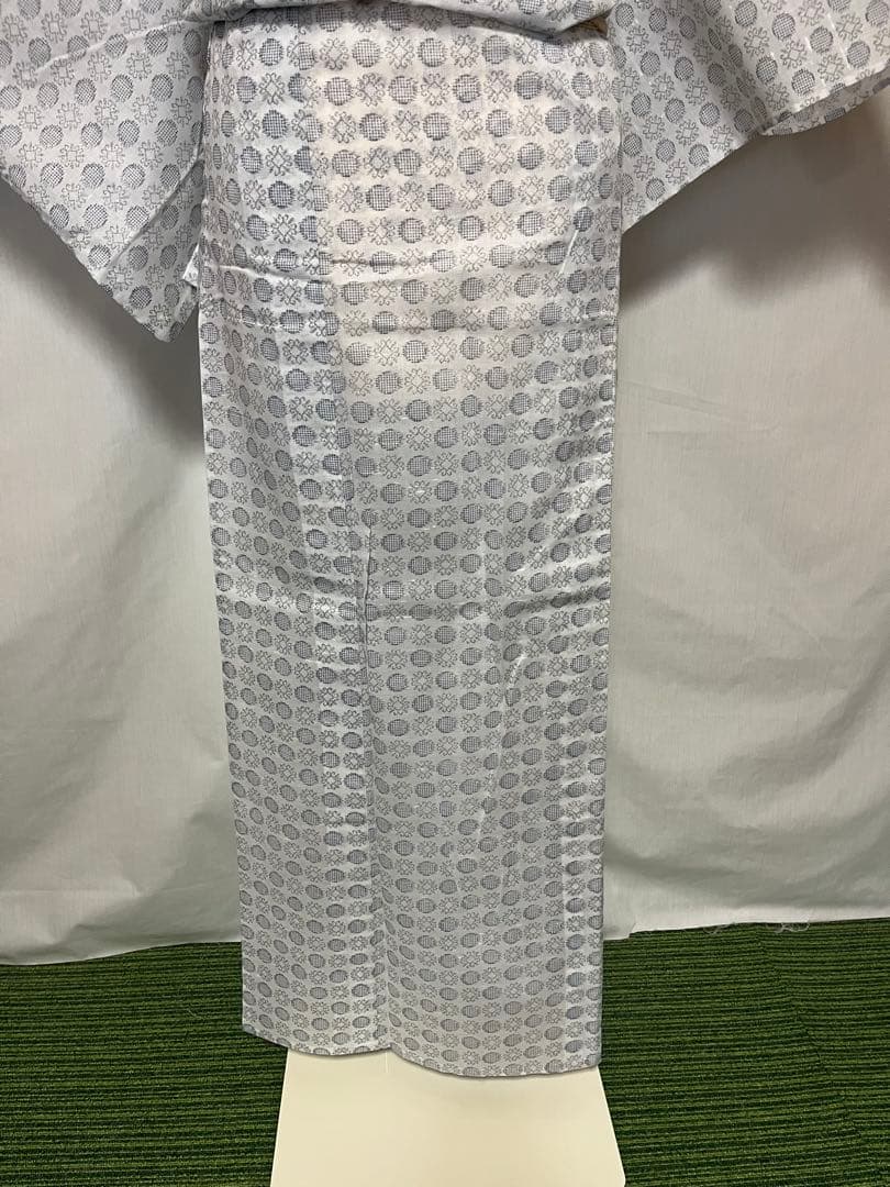 【国宝品】●沖縄県伝統工芸品●【八重山上布】●苧麻●盛夏●絣●着物