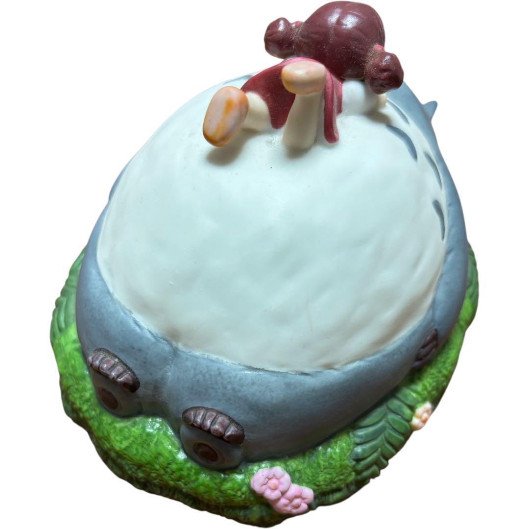 【希少】となりのトトロ 陶器 オルゴール メイちゃん トトロ 昼寝 ジブリ 置物