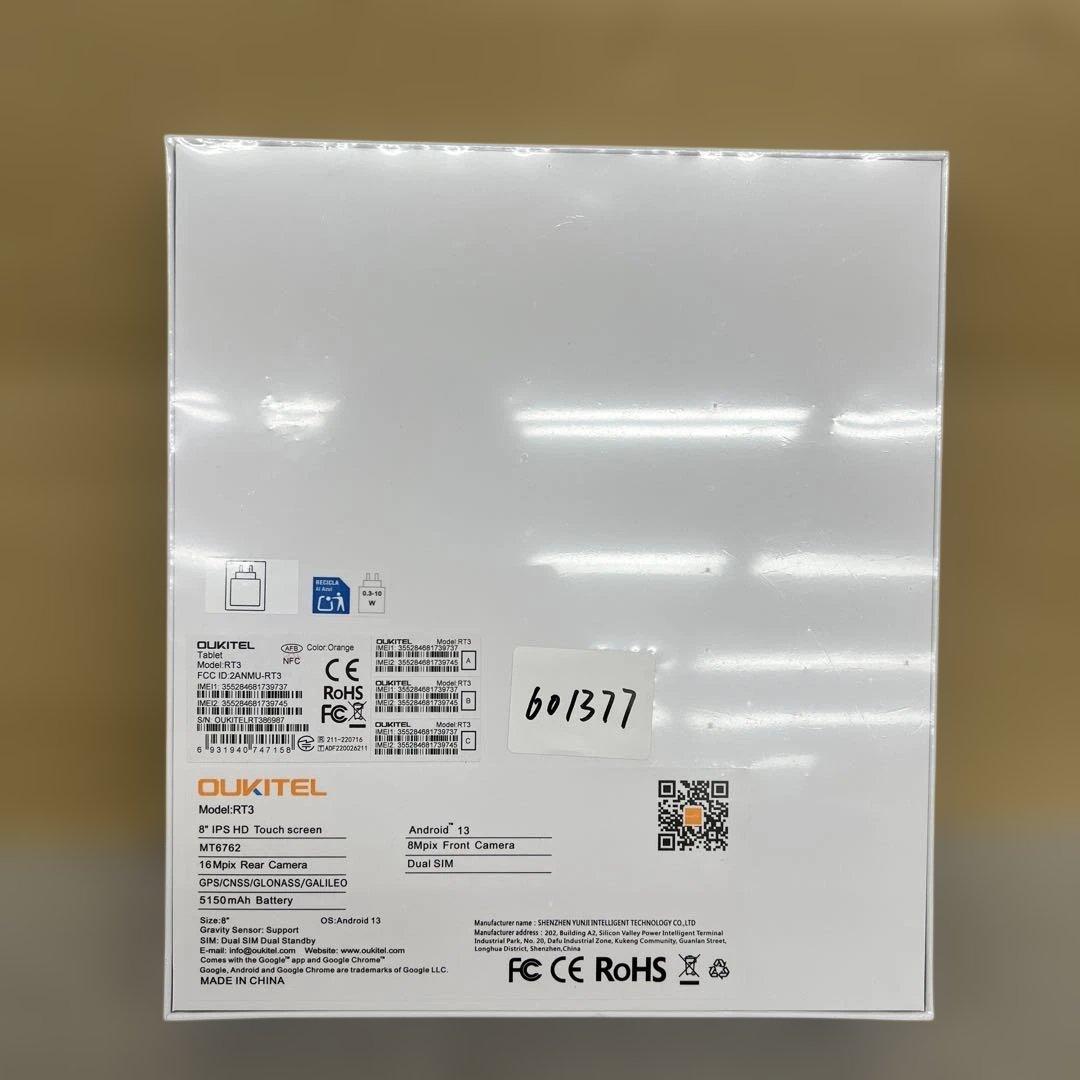 601372 OUKITEL RT3 8インチ Androidタブレット