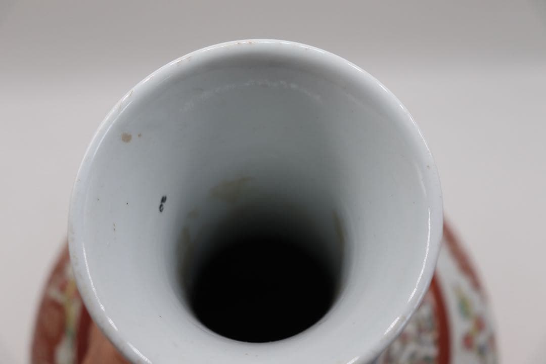 中国　粉彩　龍紋瓶　大清光緒年製　送料込み251010