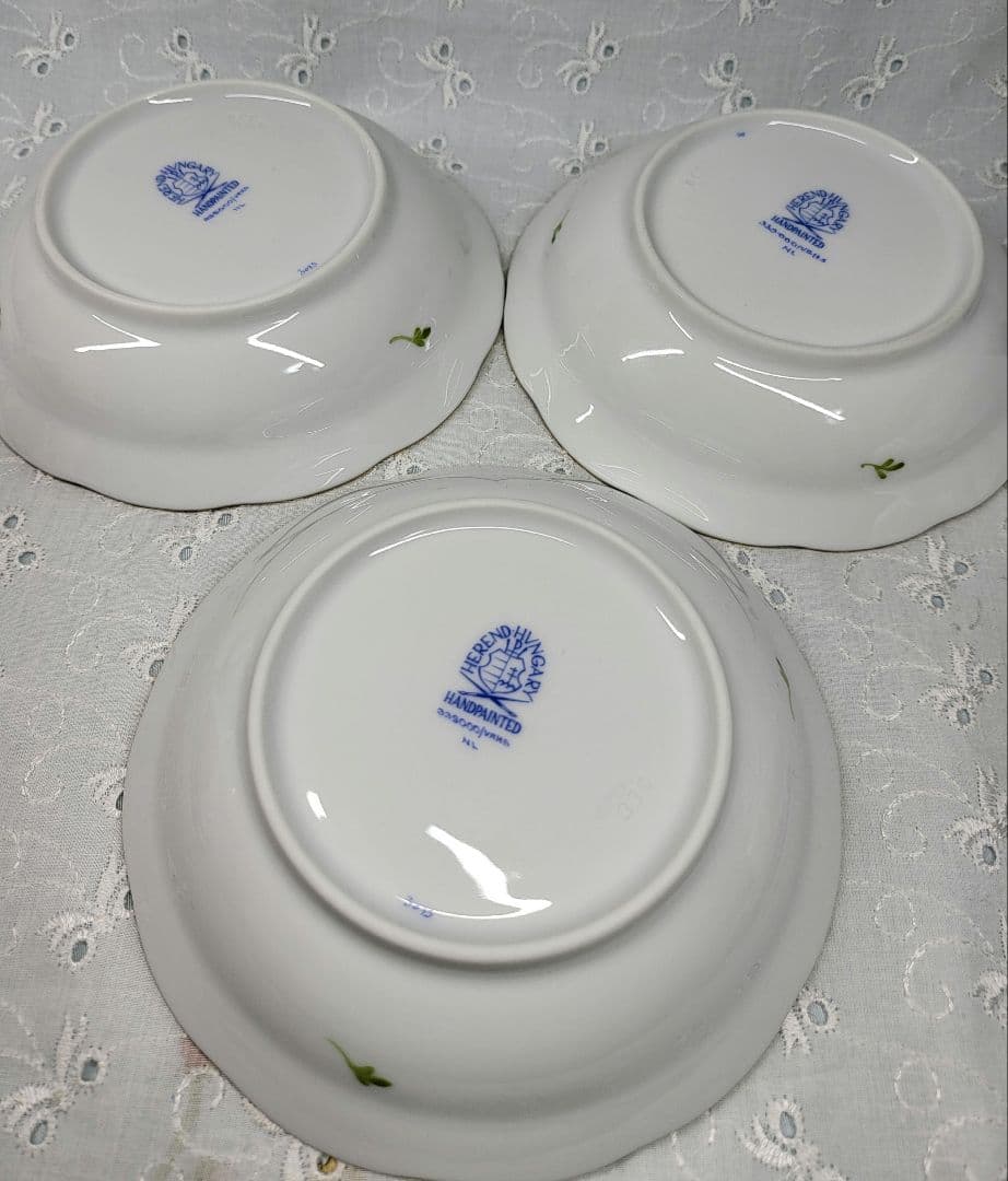 美品✨ヘレンド ウィーンの薔薇 サラダ フルーツ ボウル 小皿 プレート②