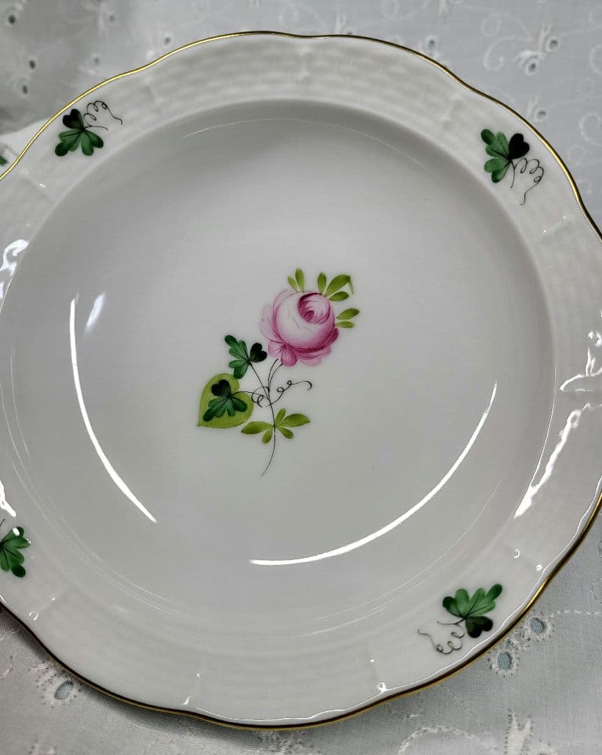 美品✨ヘレンド ウィーンの薔薇 サラダ フルーツ ボウル 小皿 プレート②