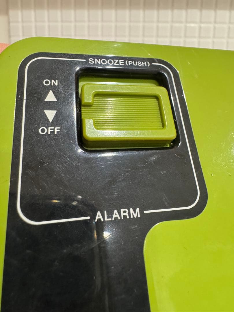 【レア】ナショナル National TG02 パタパタ時計 目覚まし時計 昭和