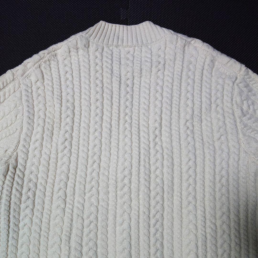 ■YORI ヨリ ケーブル編みニットカーディガン オーバーサイズ 38 美品