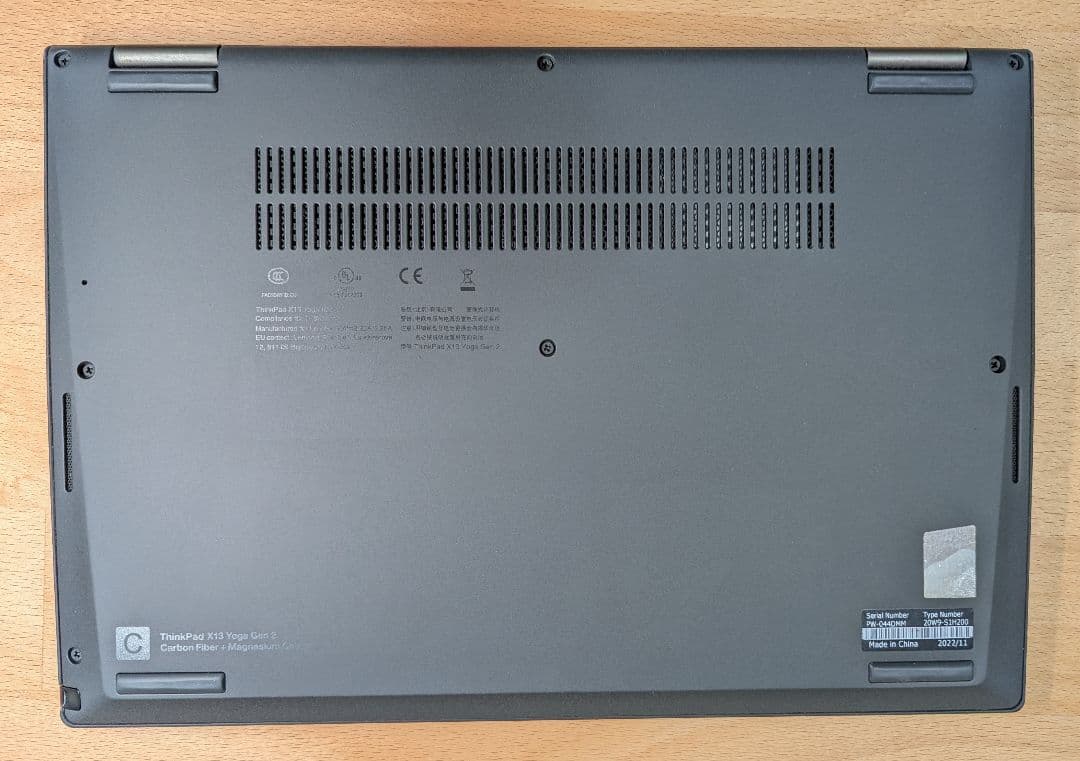 Thinkpad X13 Yoga Gen 2 コアi5／16GB／256GB