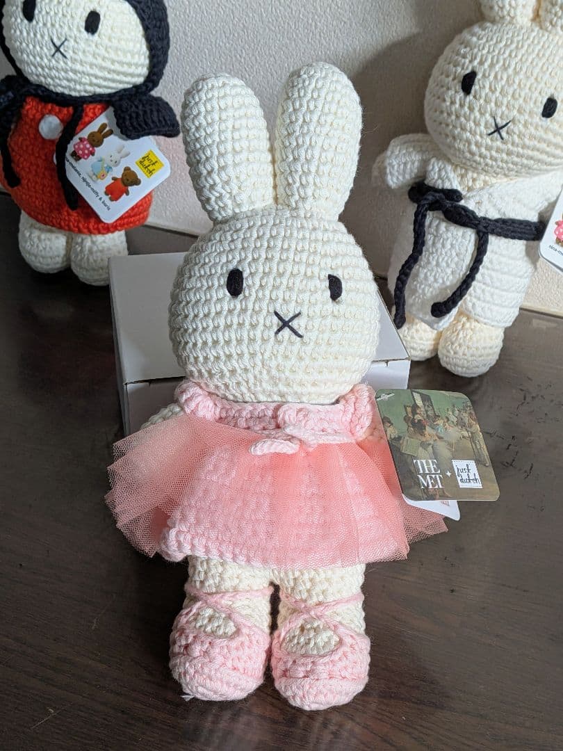 ミッフィー　エドガー・ドガ　ダンス教室METコラボJUST DUTCHあみぐるみ