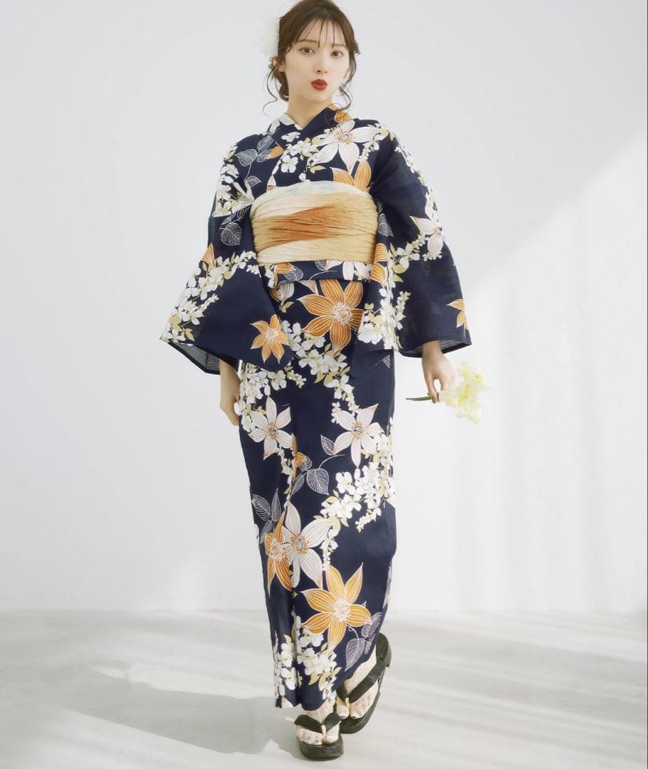 Dita ディータ 幻想鏡花水月(柑橘) 浴衣