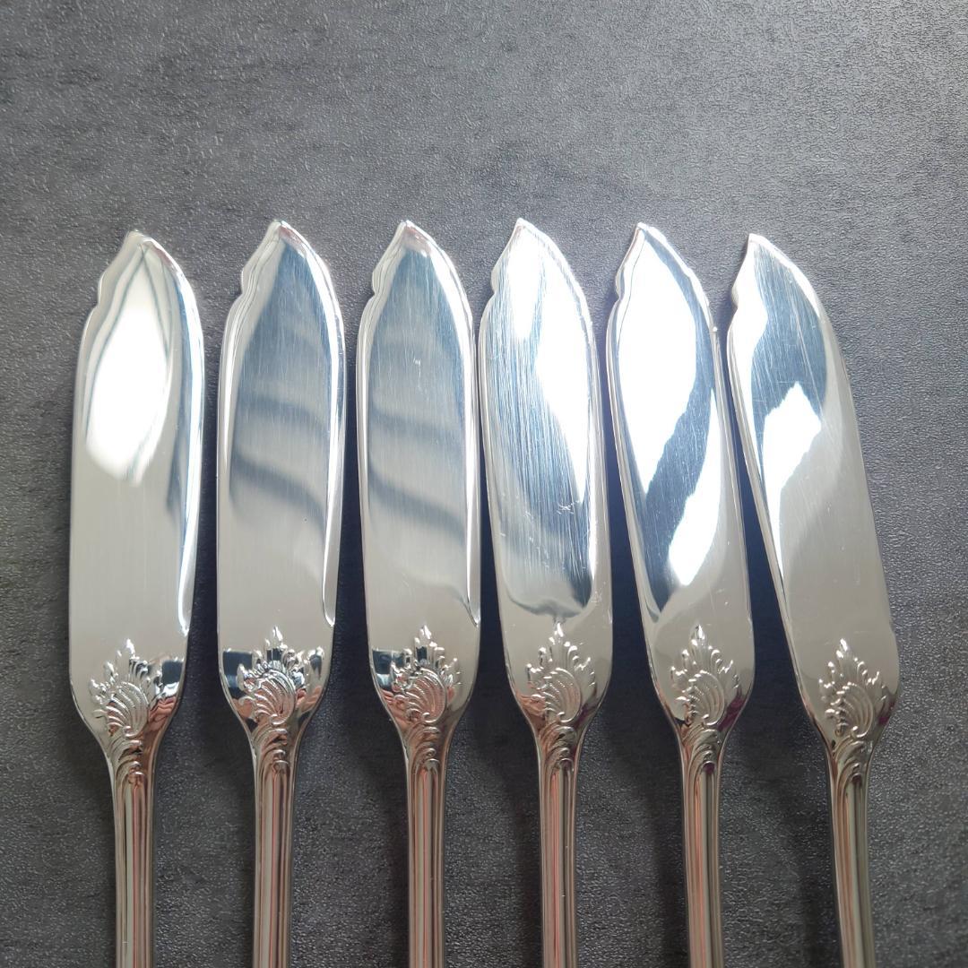 希少 美品 クリストフル マルリー フィッシュナイフ 6点