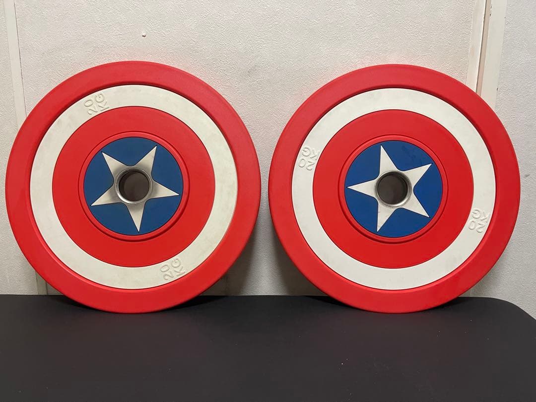 キャプテン・アメリカ　オリンピックプレート20kg②