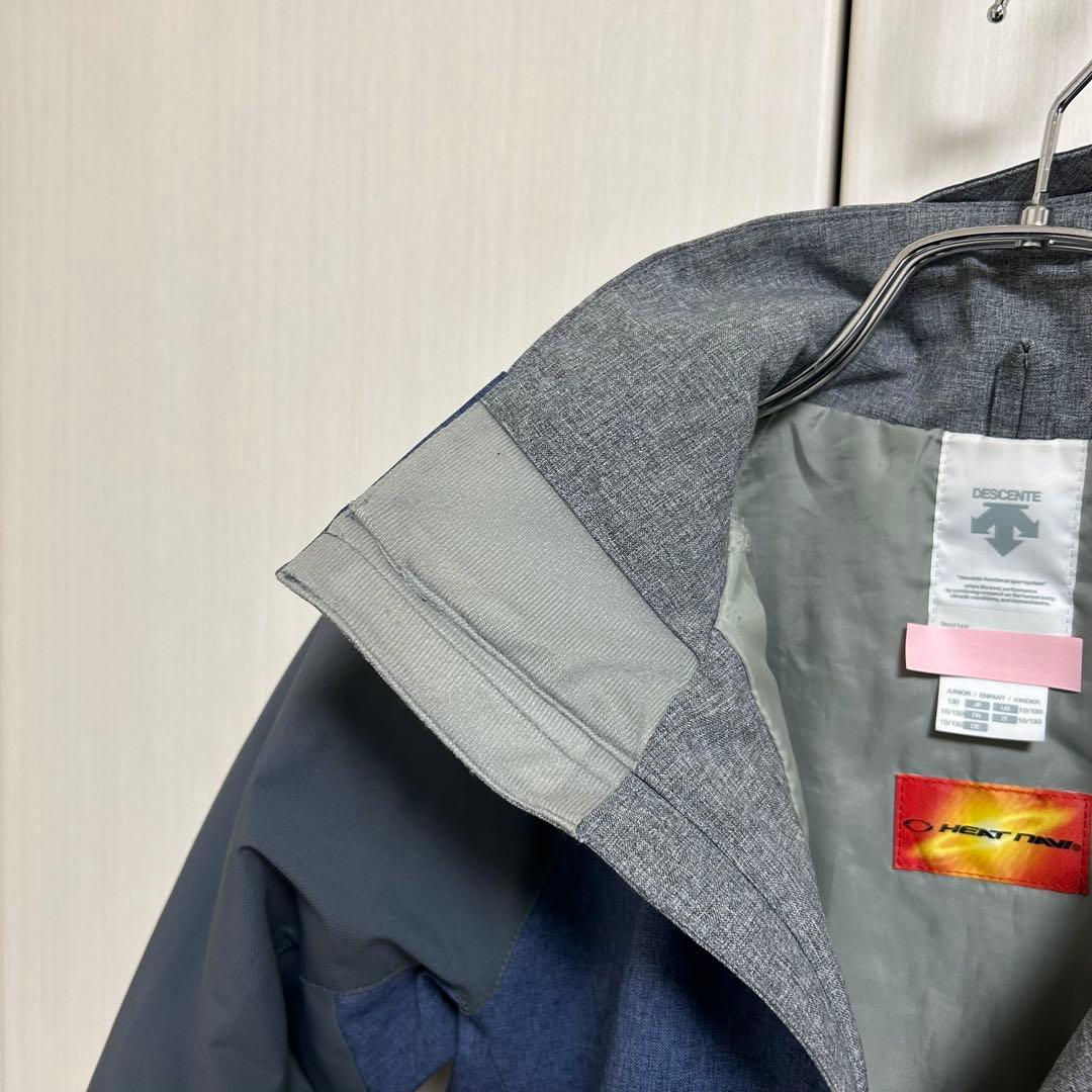 DESCENTE 子ども用スキーウェア ネイビー　130cm 帽子　おまけ