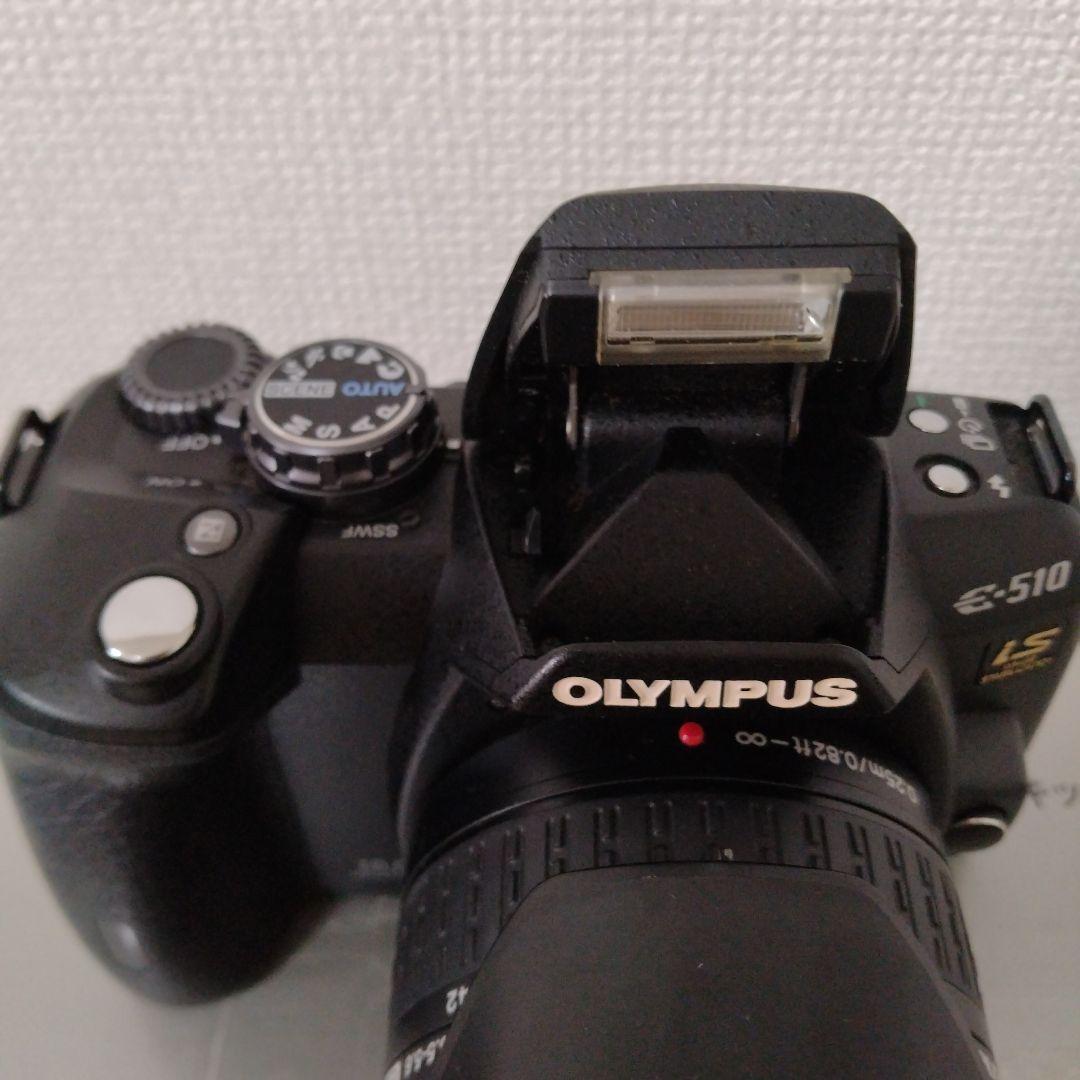 オリンパスE510　レンズ３本セット　リモートケーブル、バッテリー、付属品あり