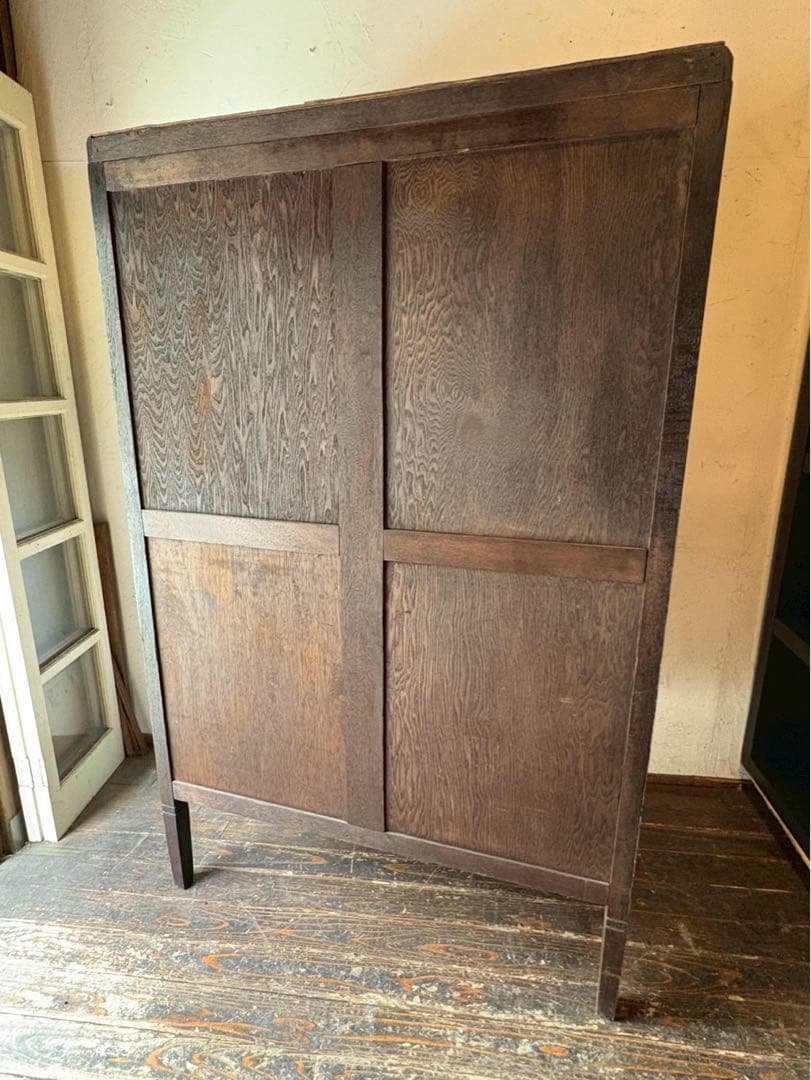 キャビネット 戸棚 インテリア 本棚 飾り棚 ビンテージ 昭和レトロ 当時物