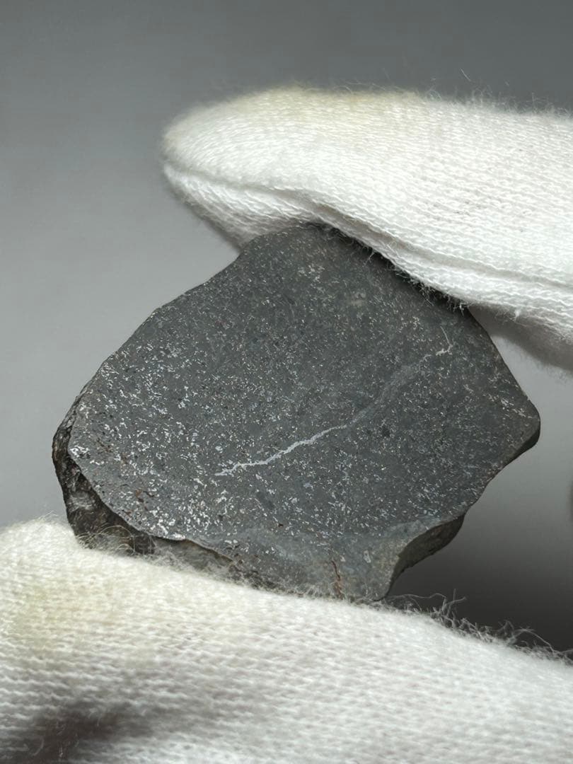 石質　隕石　タセデ　004　スライス　6.4g　コンドライト　メルトブレシア