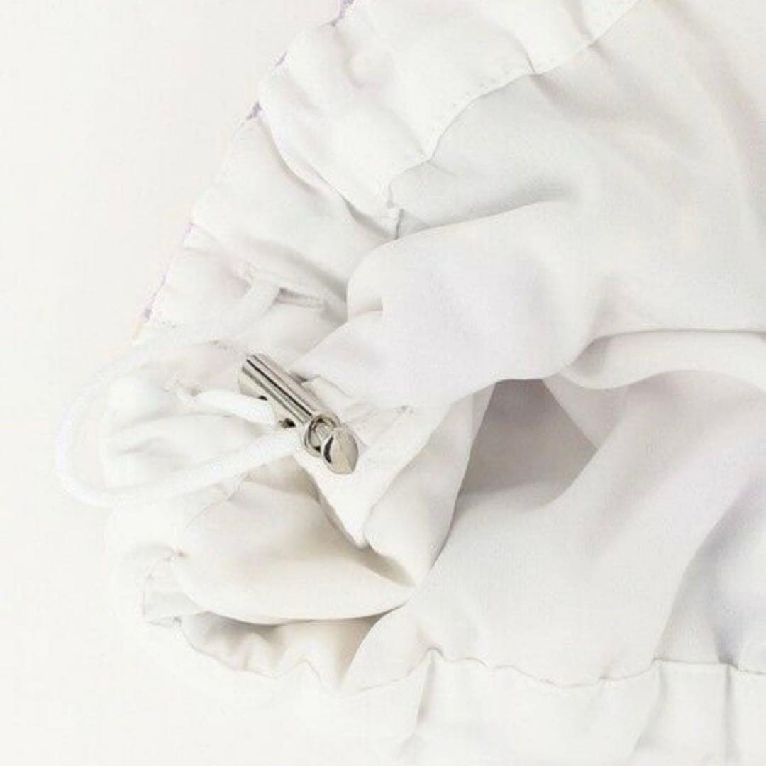 【美品】　グレースコンチネンタル　刺繍　フラワーブルゾン　パープル　ダイアグラム