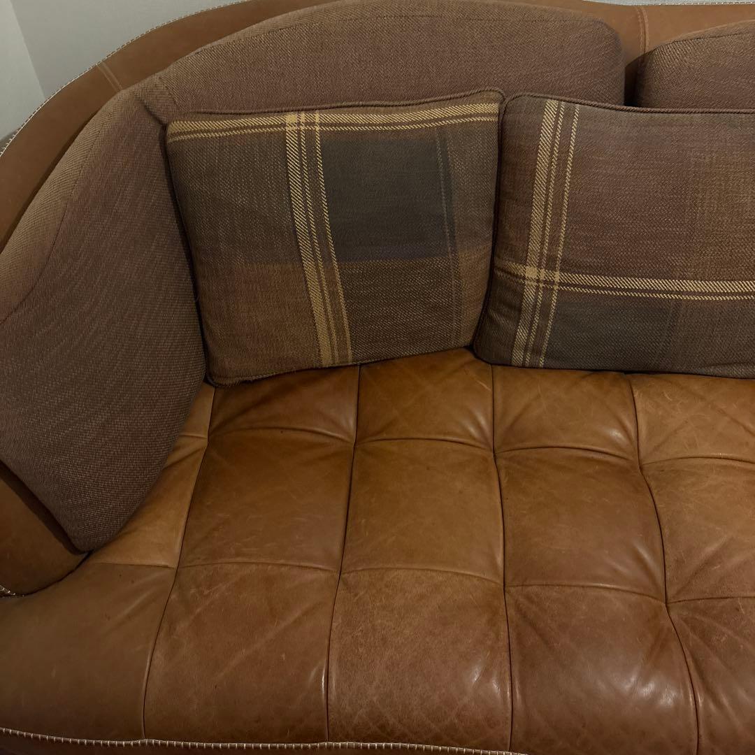 Crash Gate オピアムソファ L-1 キャメル 2.5人掛け