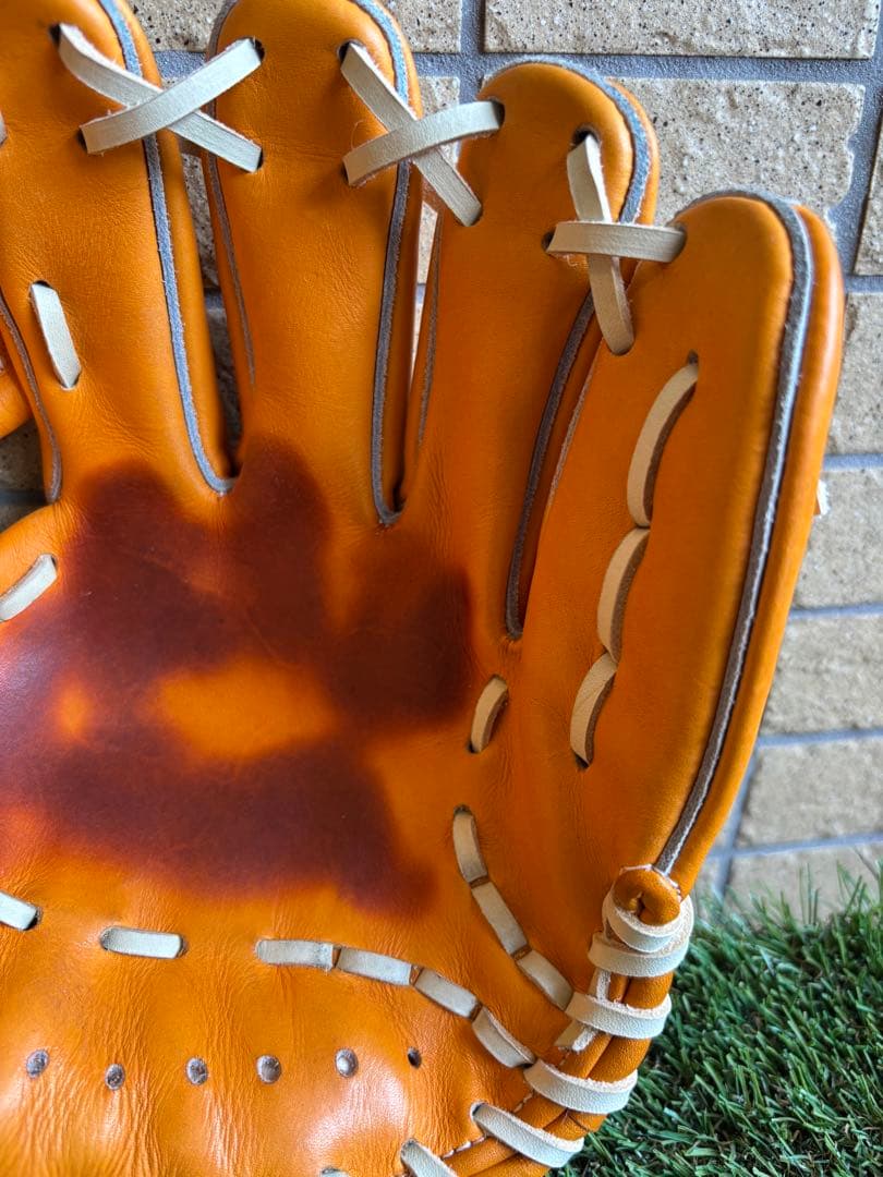 【週末値下げ】一富士　硬式グローブ オレンジ