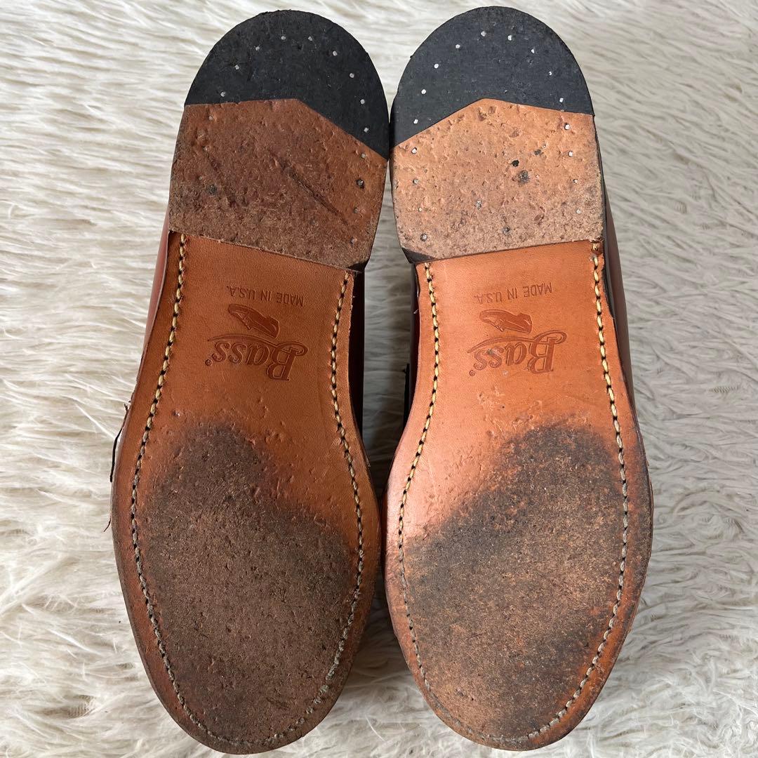 【美品】希少　ジーエイチバス　USA製 ウィージャンズ　ペニーローファー