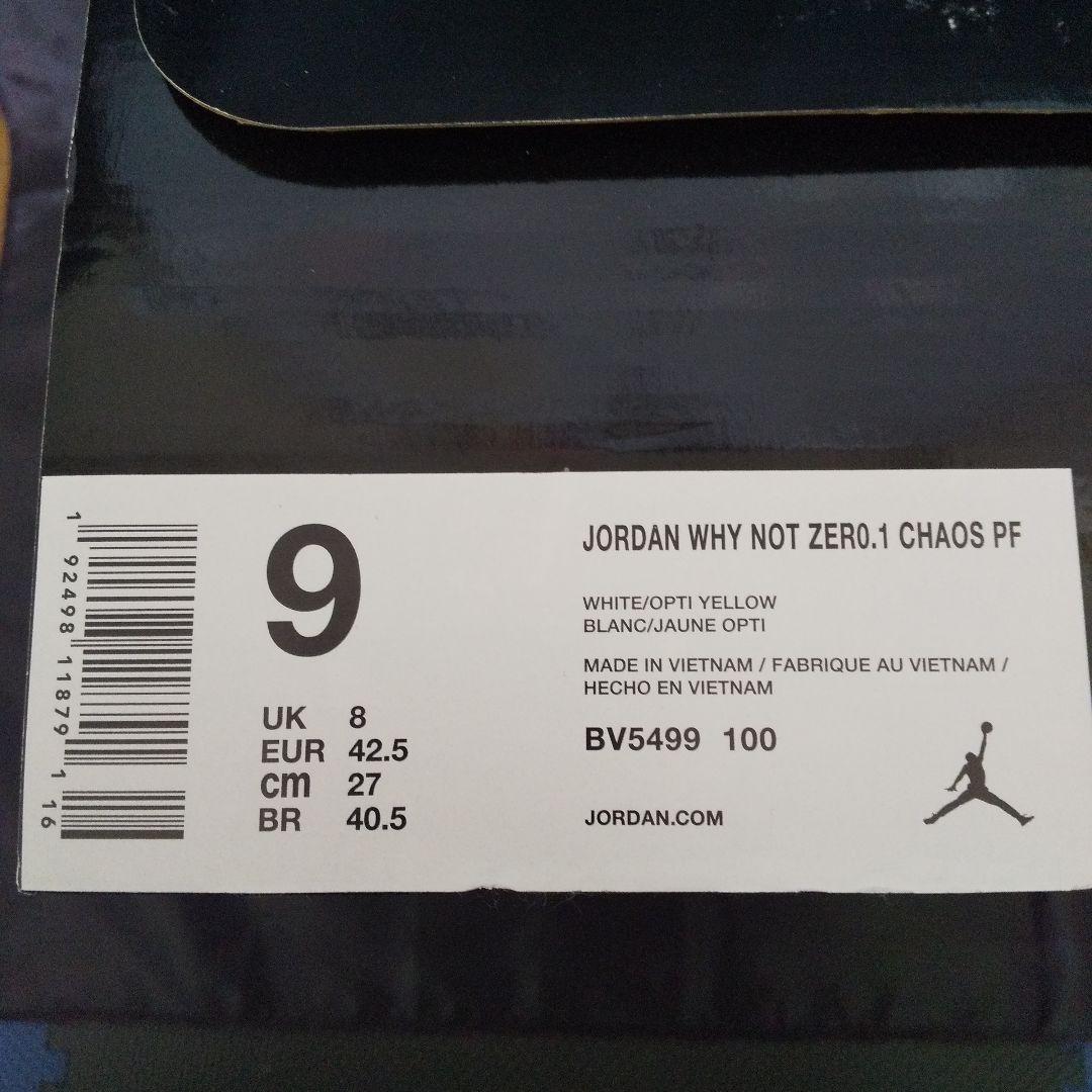 シューズ(男性用) JORDAN WHY NOT ZERO.1 CHAOS PF
