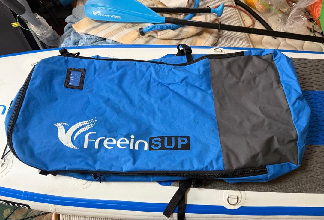 ぷちきよ freeinインフレータブルSUP 2wayカヤックモード❗️