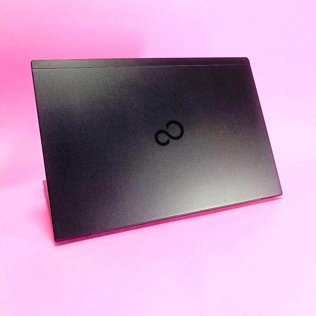 超軽量薄い❣️オフィス✨SSD128✨i5✨カメラ付黒ノートパソコン✨初期設定済