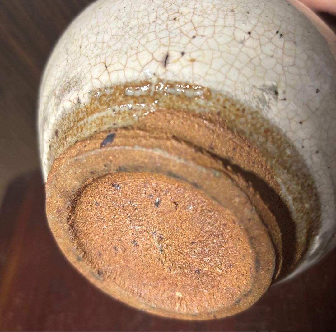 西岡小十　絵粉引　えこひき　徳利