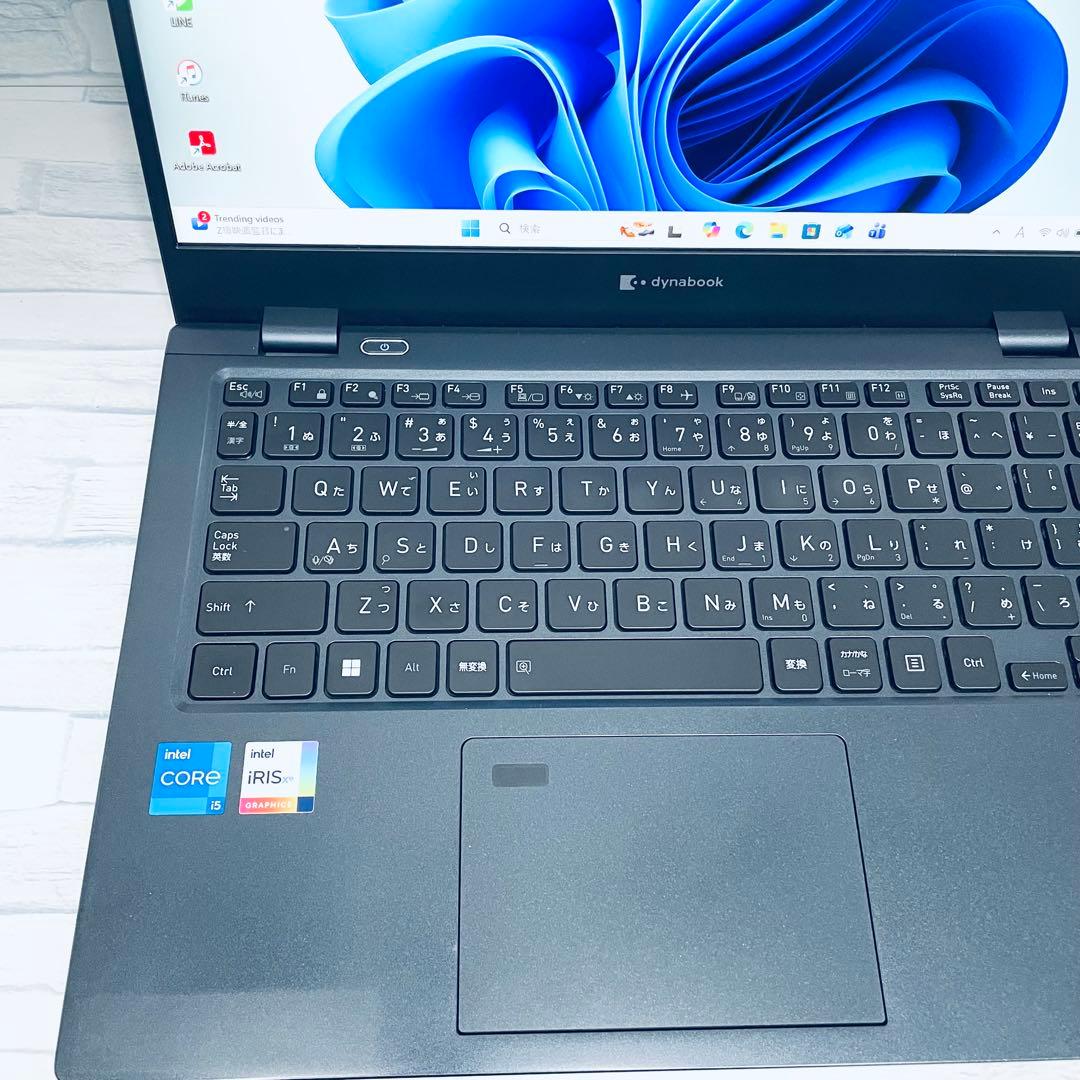 美品 東芝ノートPC 第11世代corei5 オフィス バッテリー良好 16GB