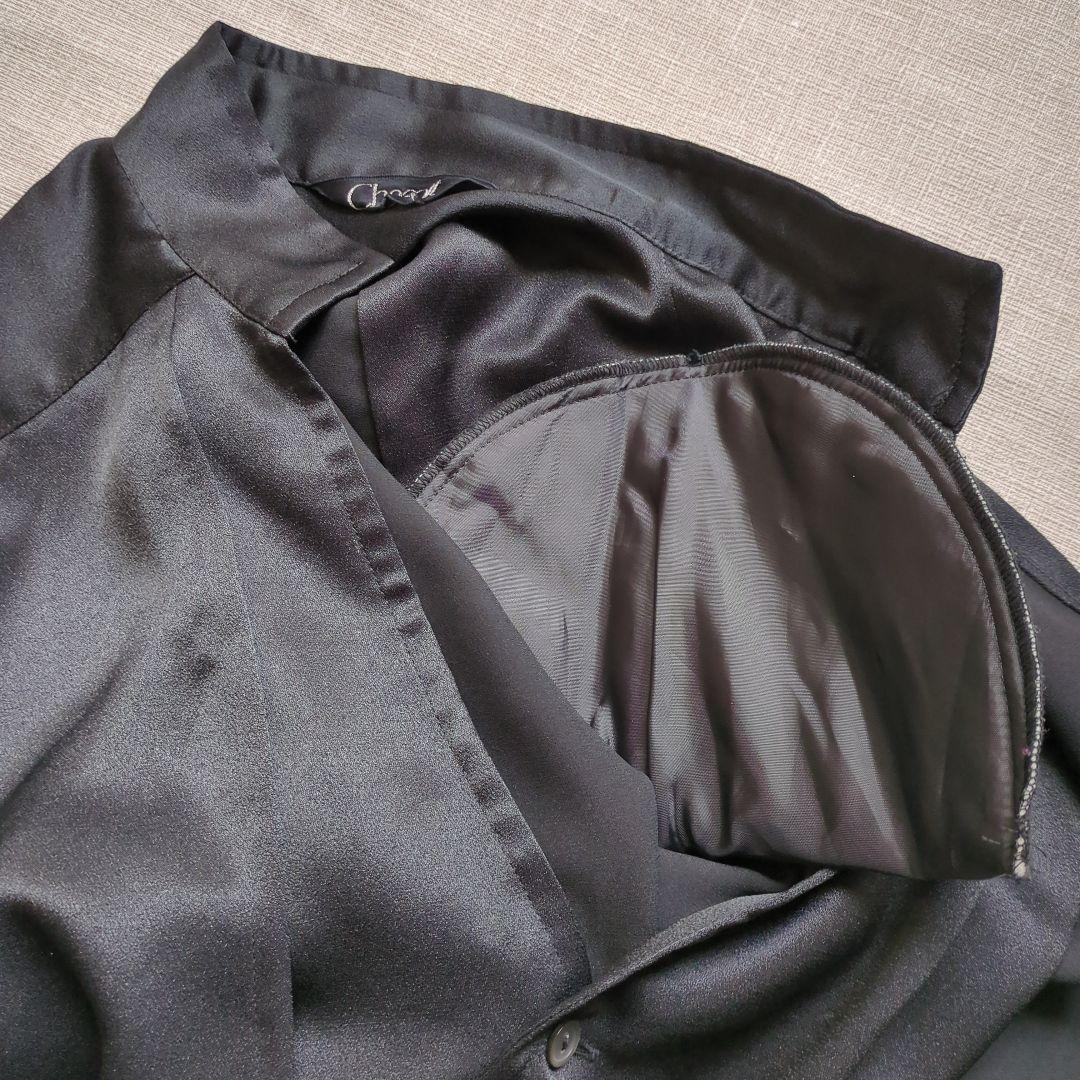 chacott　チャコット　メンズ　社交ダンス　バレエ　ラテンシャツ　サテン