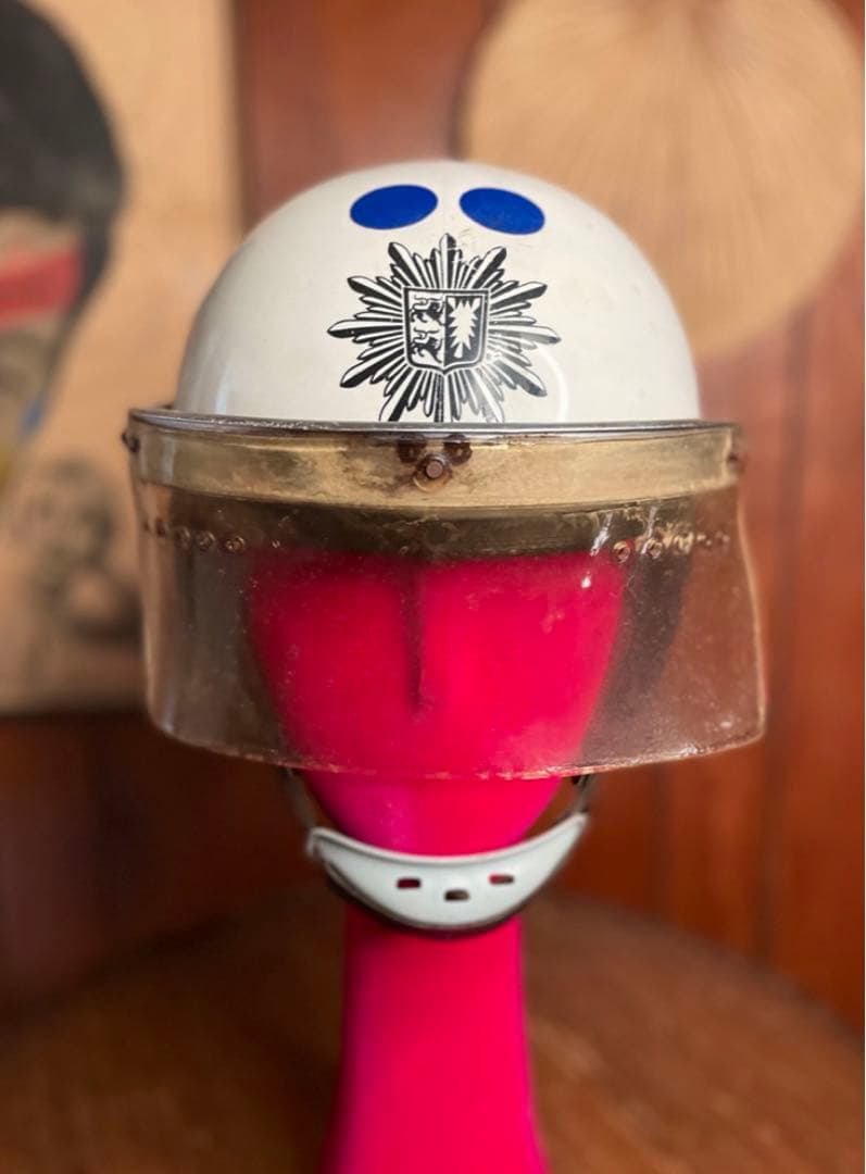 vintage 70s80s チェコスロバキア警察　ヘルメット