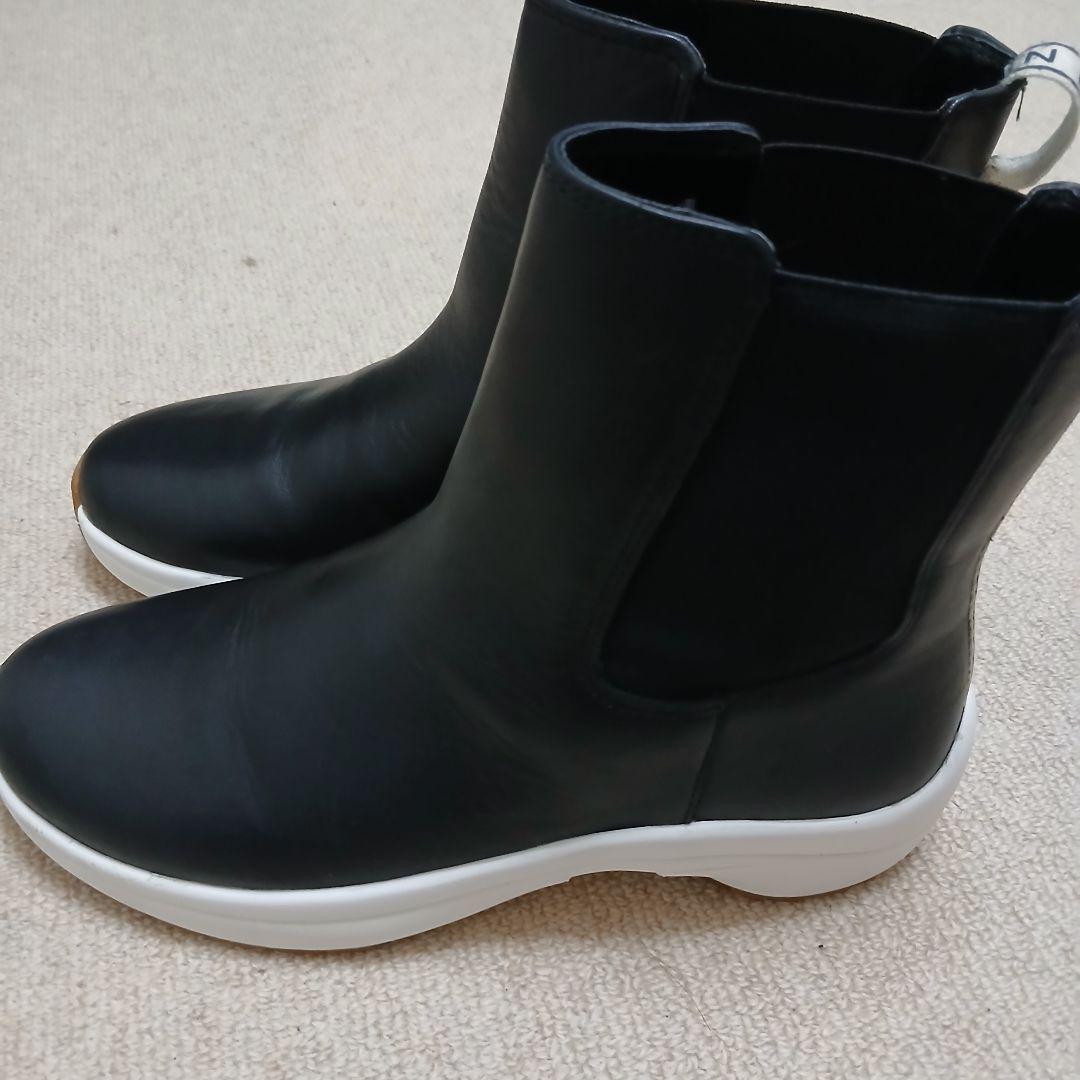 【雨の日も◎】ローレンラルフローレン 防水 サイドゴアブーツ 24.5-25cm