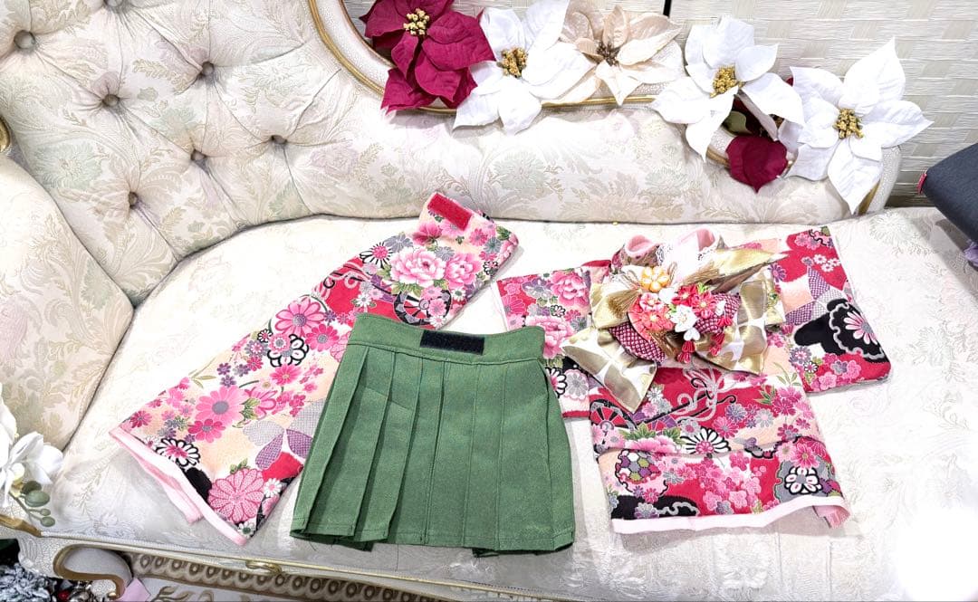 B464.ponp2pan2☆犬オーダー3ウェイお着物☆犬お着物