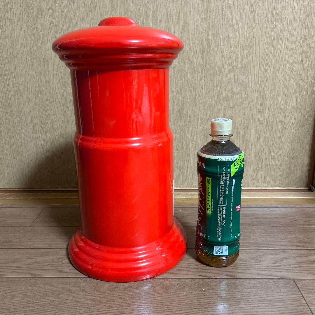 郵便ポスト 貯金箱 置物 約36cm