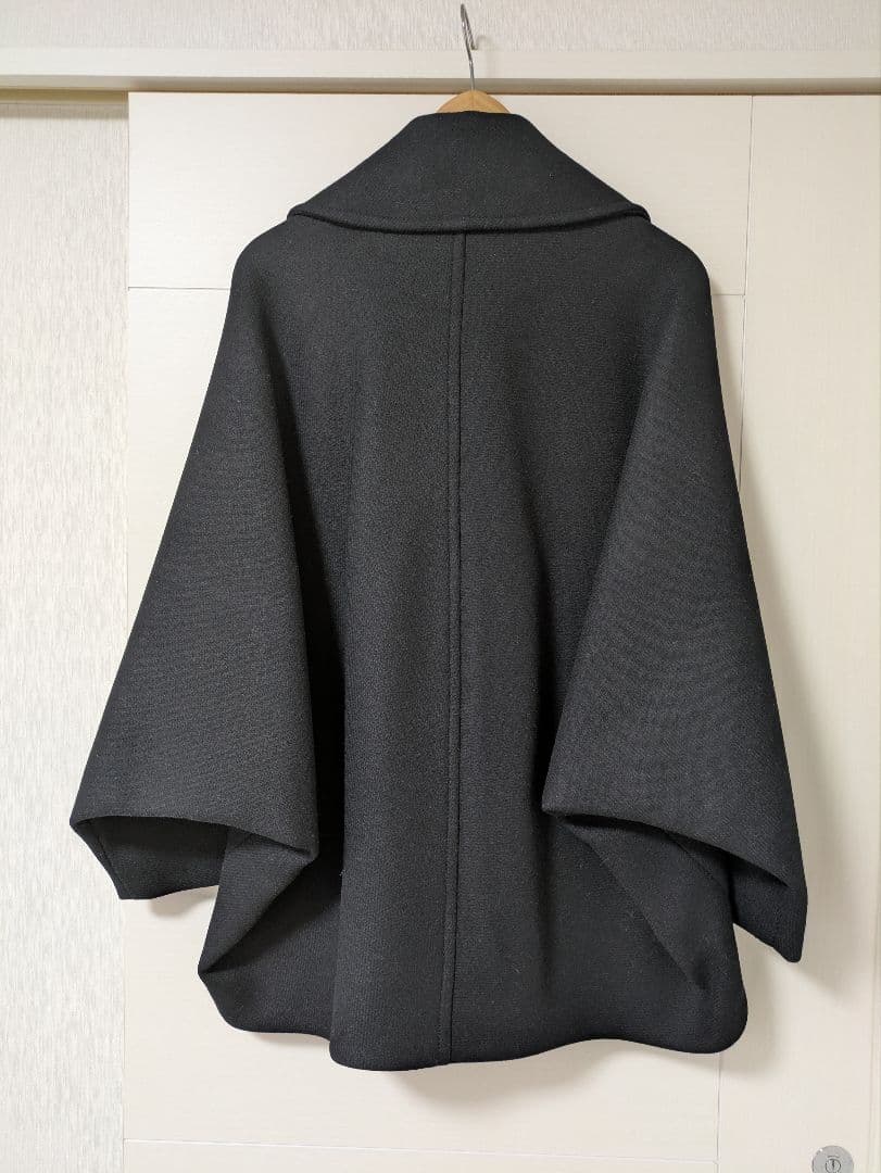 ザラ 完売 ZARA MANTECO ショート ウールブレンドコート ブラック