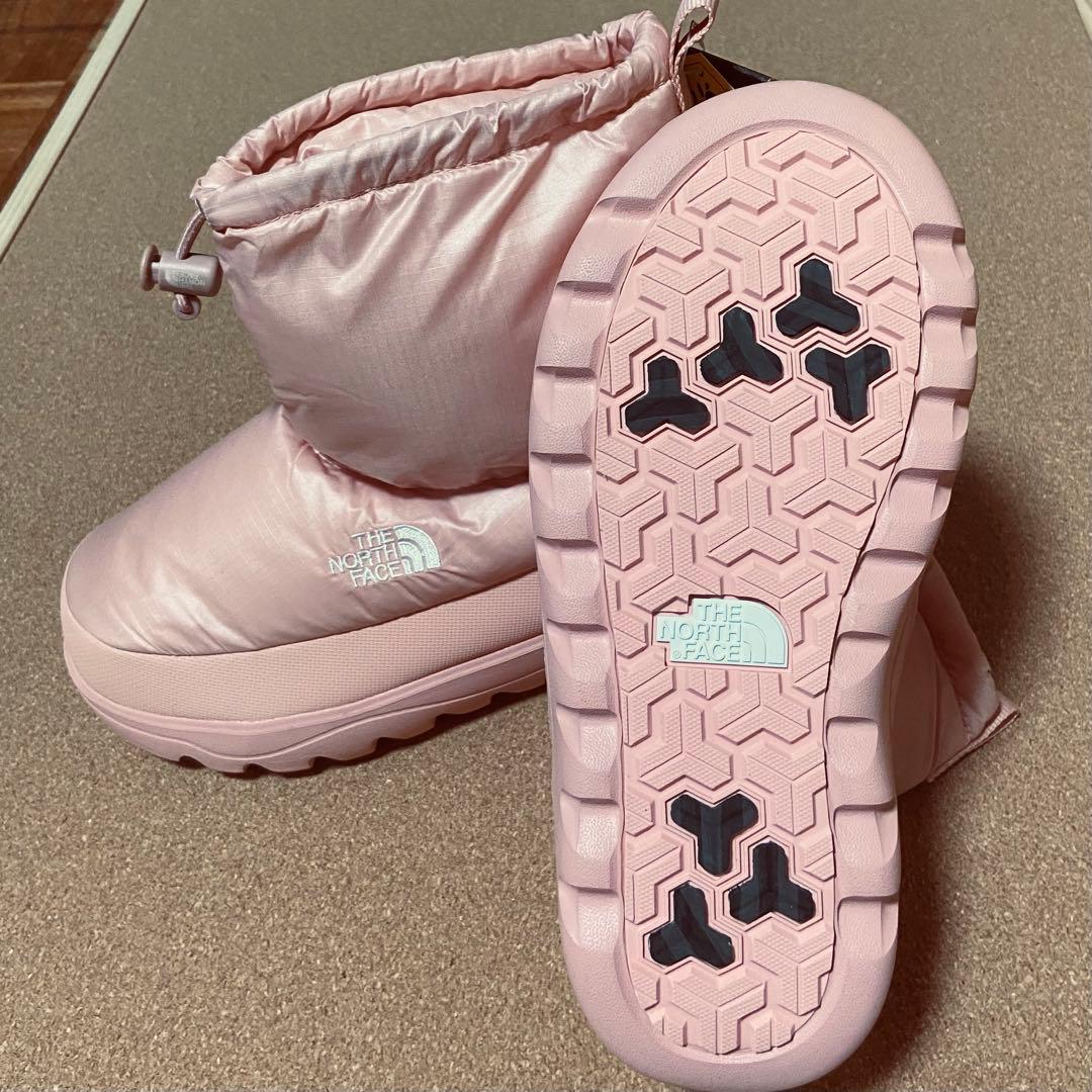 【新品】韓国THE NORTH FACE ペールピンク スノーブーツ　サイズ23