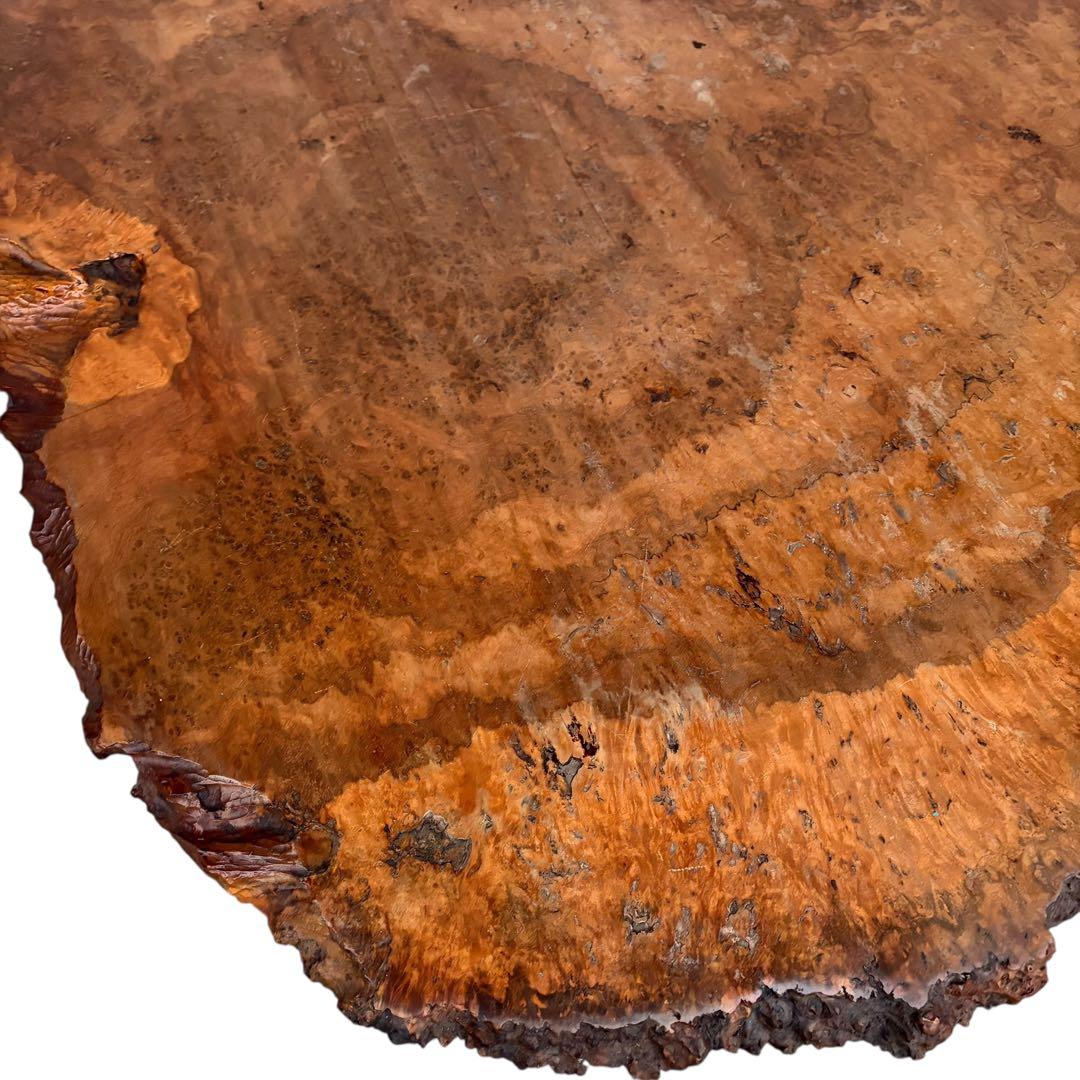 【超希少】高級 花梨 瘤杢 座卓 一枚板 天然木 ローテーブル